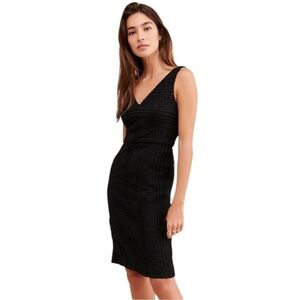 NWT Anthropologie Maeve Taleen Black Lace V Neck Cocktail